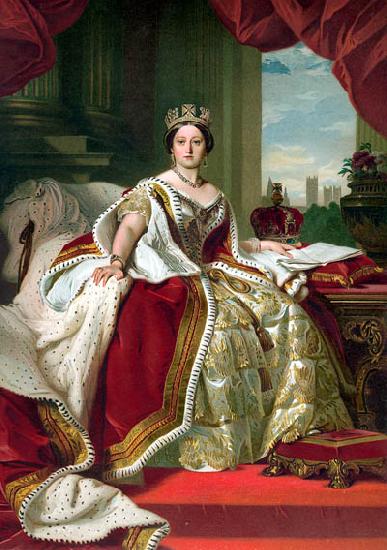 Franz Xaver Winterhalter Portrait of Queen Victoria